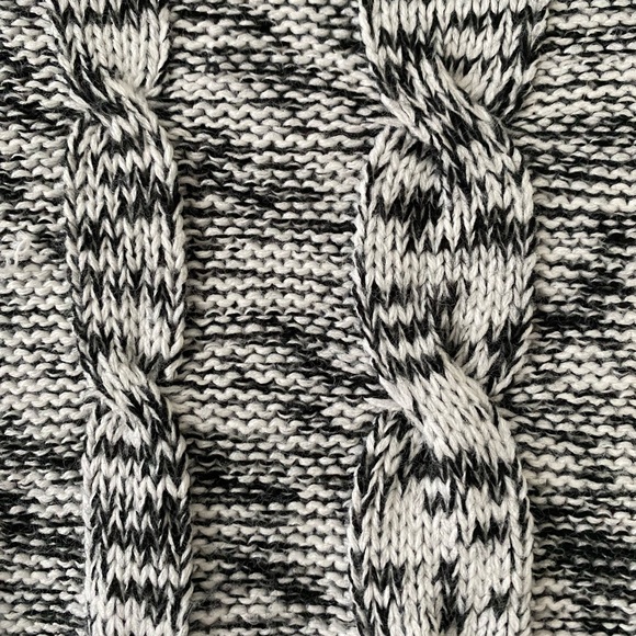 One Size Turtleneck Poncho Style Sweater - Picture 5 of 5